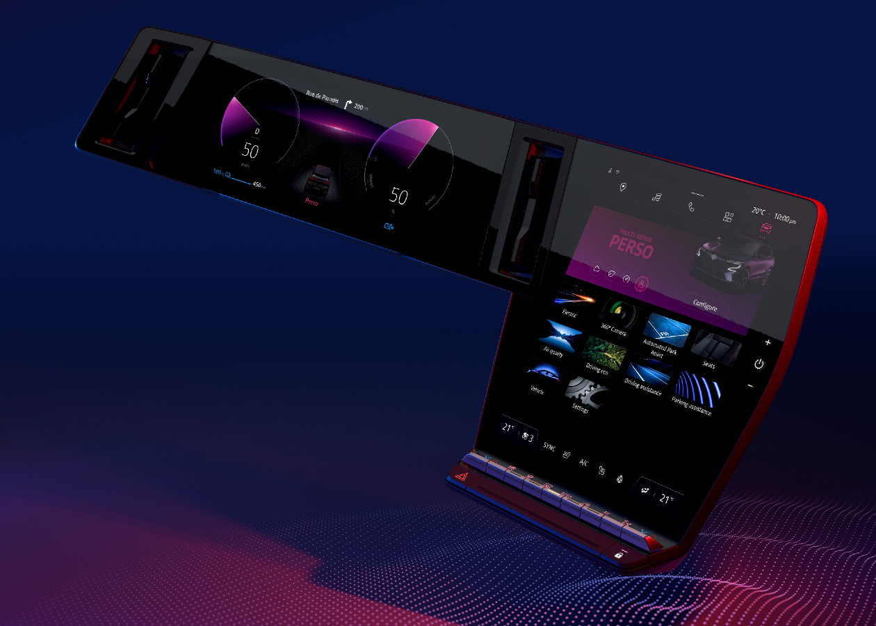Renault y su nueva súper pantalla táctil 3 Renault pantalla táctil en L - Autodigital