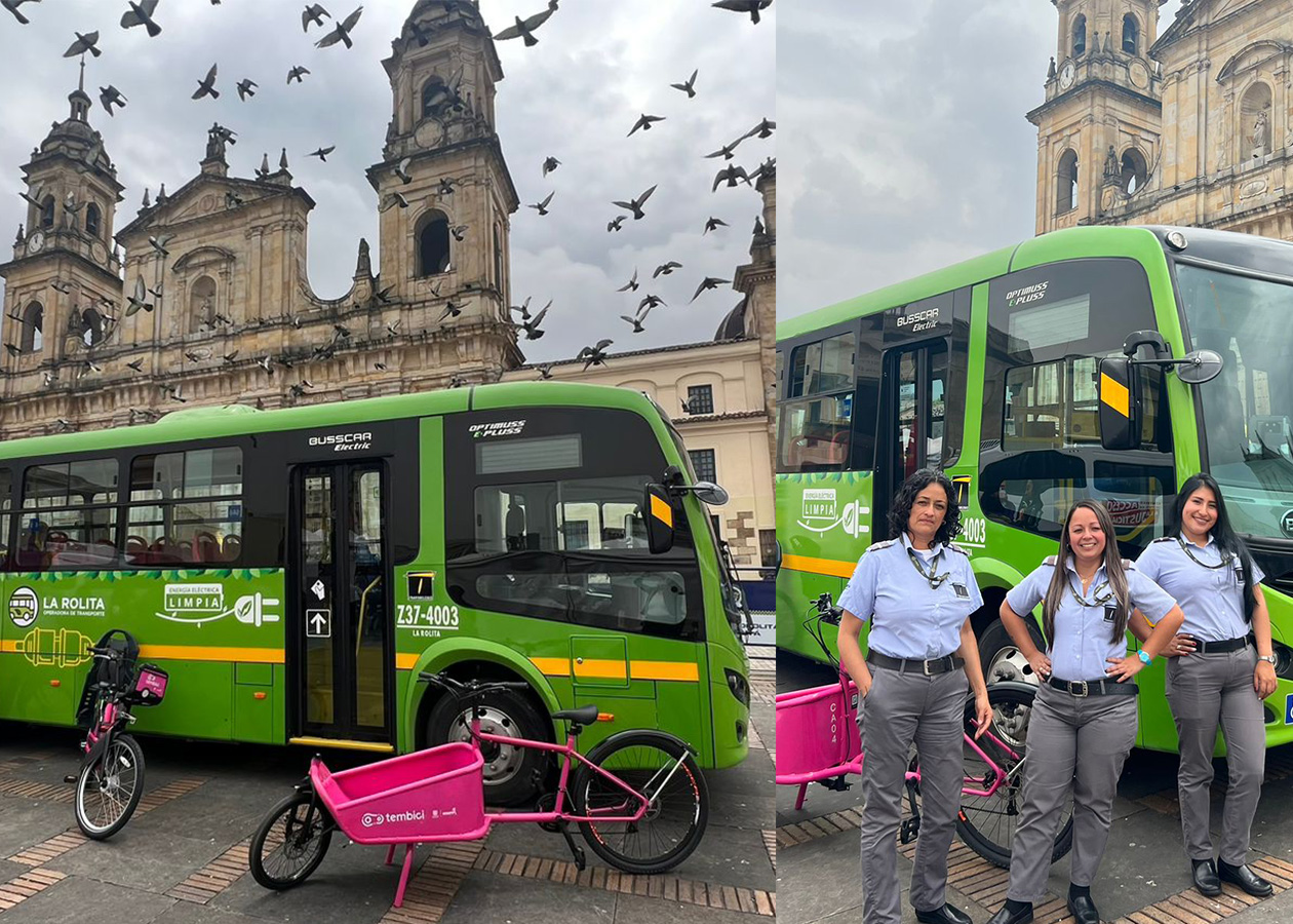 Cerca de 300 mujeres manejan los buses eléctricos de La Rolita