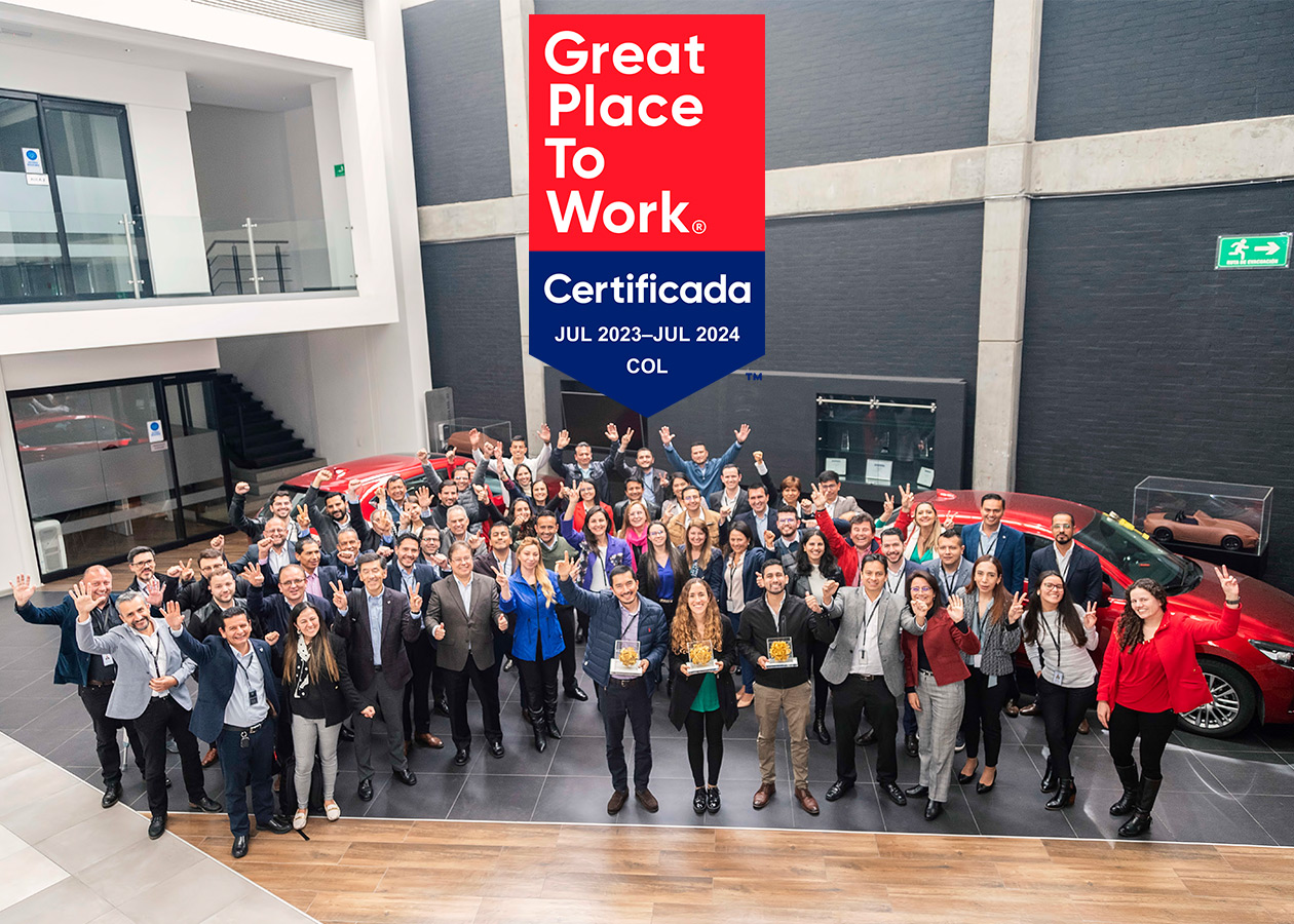 Mazda de Colombia es certificada por su buen ambiente laboral
