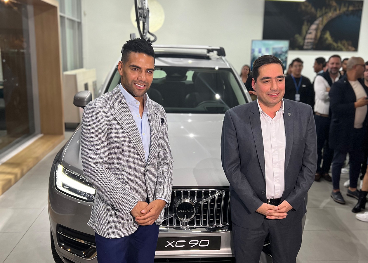 Falcao es el nuevo embajador de Volvo en Colombia