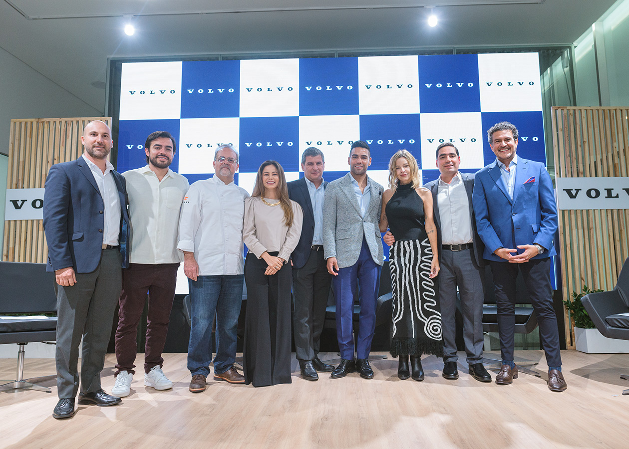 Volvo.enbajadores directivos Autodigital Falcao es el nuevo embajador de Volvo en Colombia