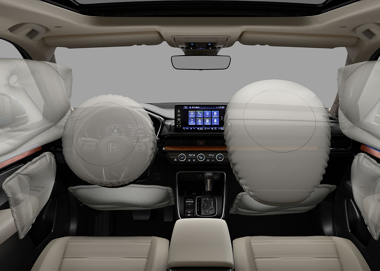 Honda CRV Advanced Hybrid airbags Autodigital Honda CR-V Advanced Hybrid: prueba de manejo y tecnología e:HEV