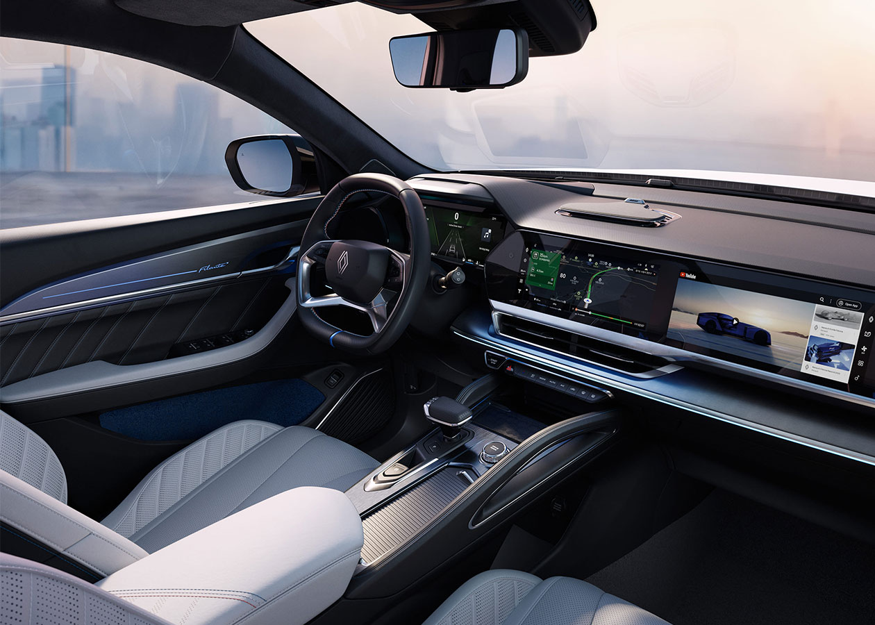 Renault Filante: innovación y potencia híbrida E-Tech 5 Renault Filante interior Autodigital Renault Filante: innovación y potencia híbrida E-Tech