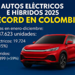 Autos eléctricos e híbridos 2025: récord en Colombia