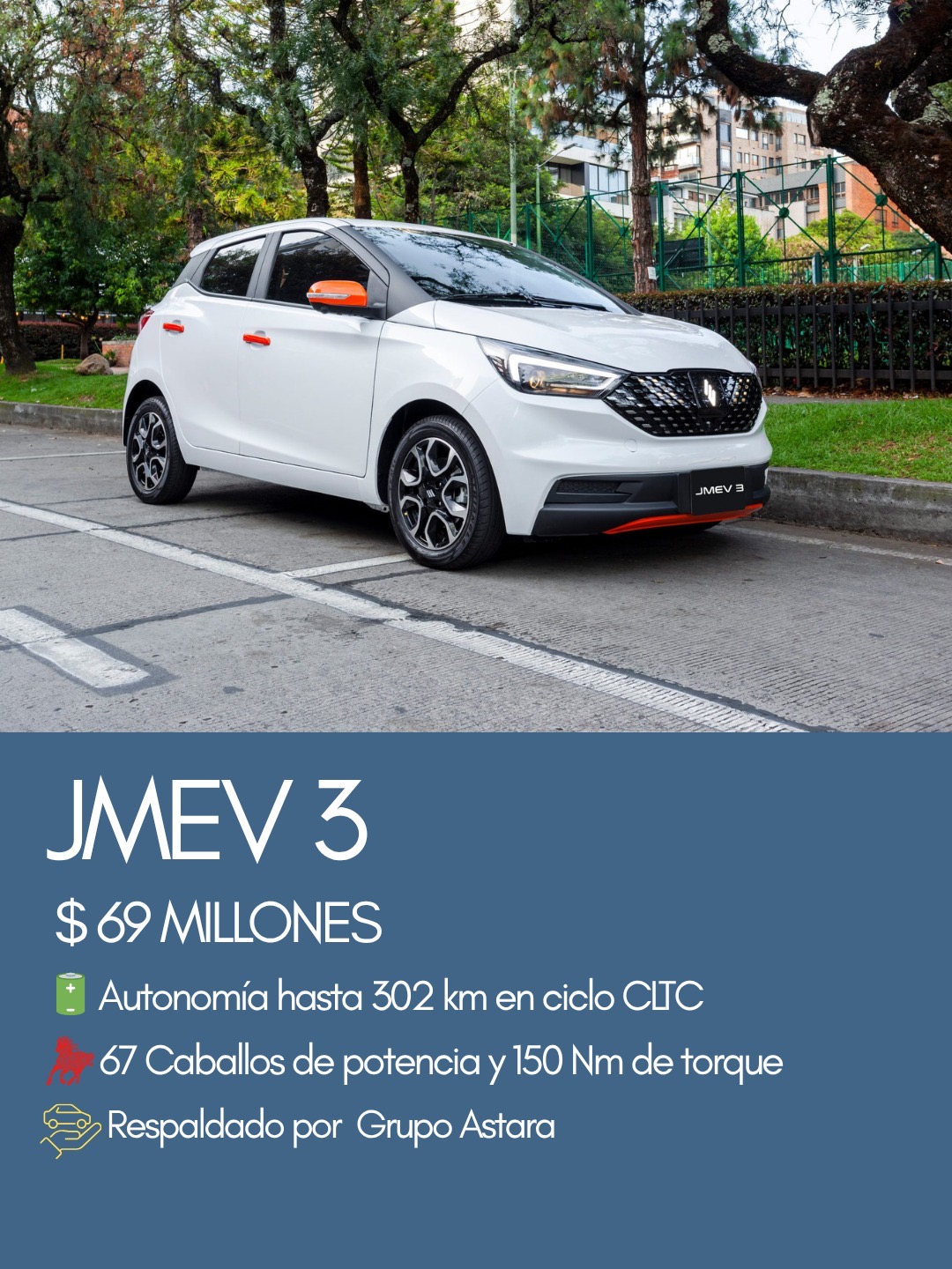 12577e08 f366 41e4 8f31 5f079fd41a0f Carros eléctricos de menos de 100 millones en Colombia 2026