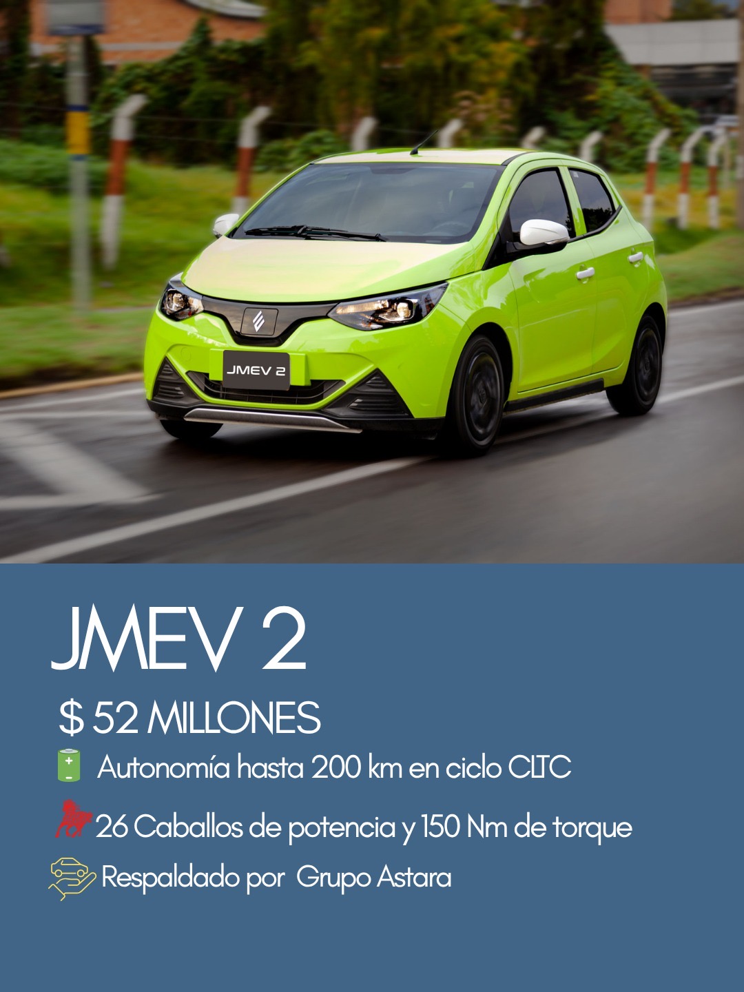 dd6ea4b9 83fa 4c5d 9f9c a627f0a549d2 Carros eléctricos de menos de 100 millones en Colombia 2026