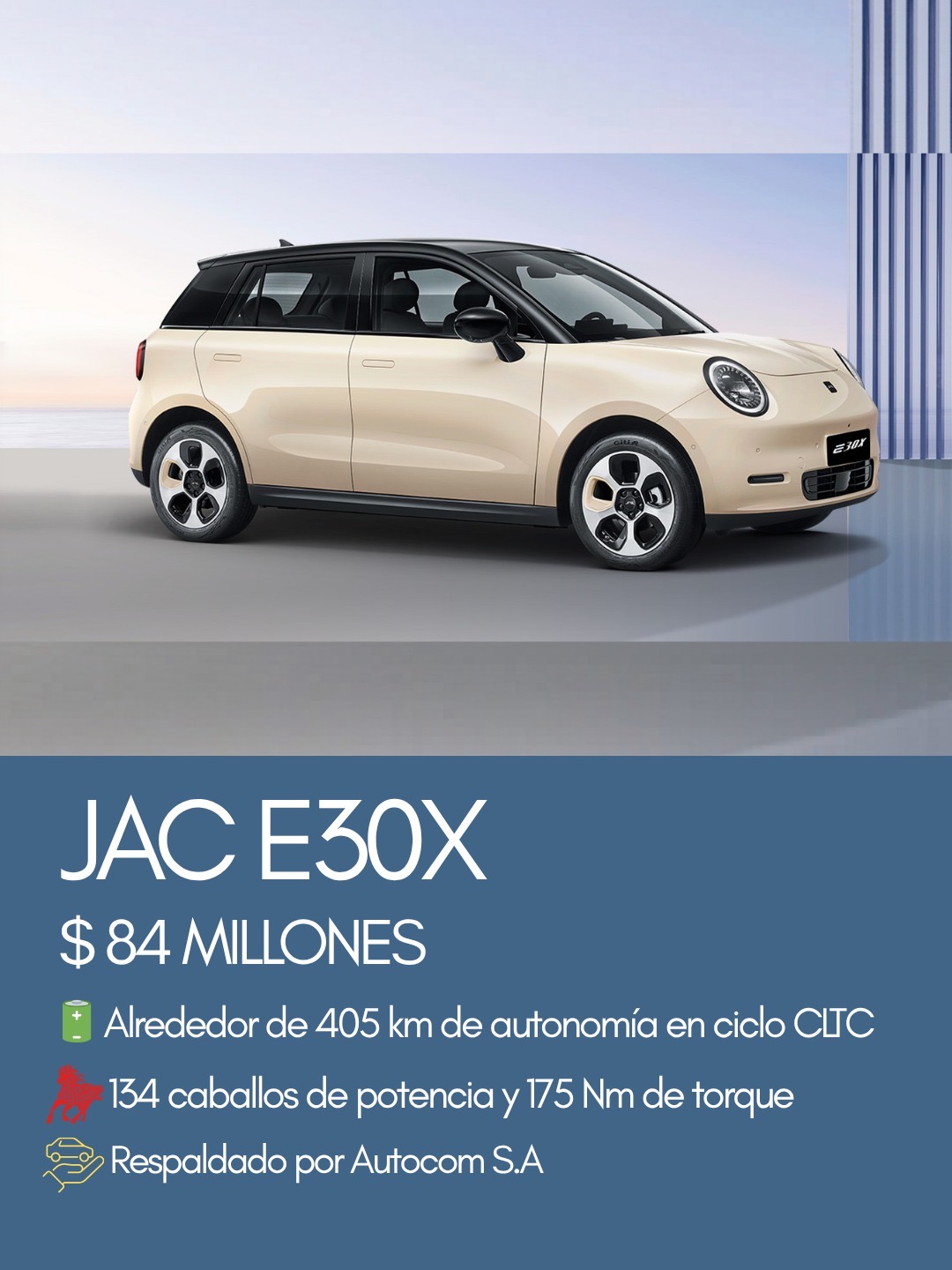 e6061836 225e 4d28 a22c b11935274d95 Carros eléctricos de menos de 100 millones en Colombia 2026