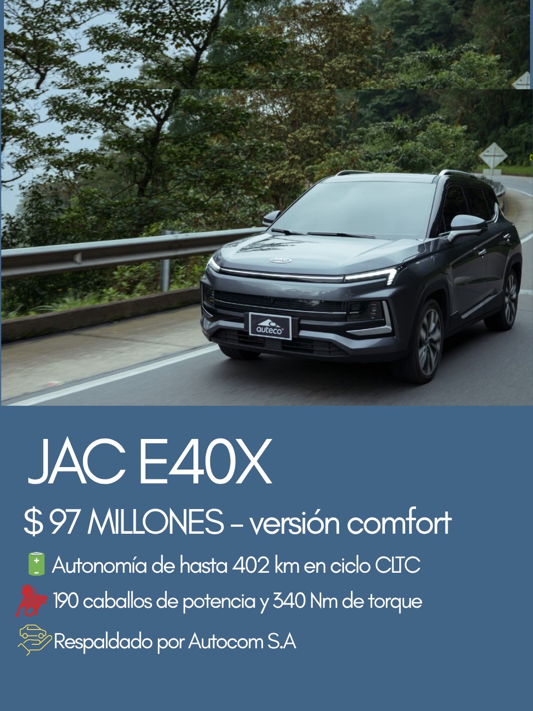 f3a415f3 62be 4fa0 b83c c7dd9e7ddb5d Carros eléctricos de menos de 100 millones en Colombia 2026